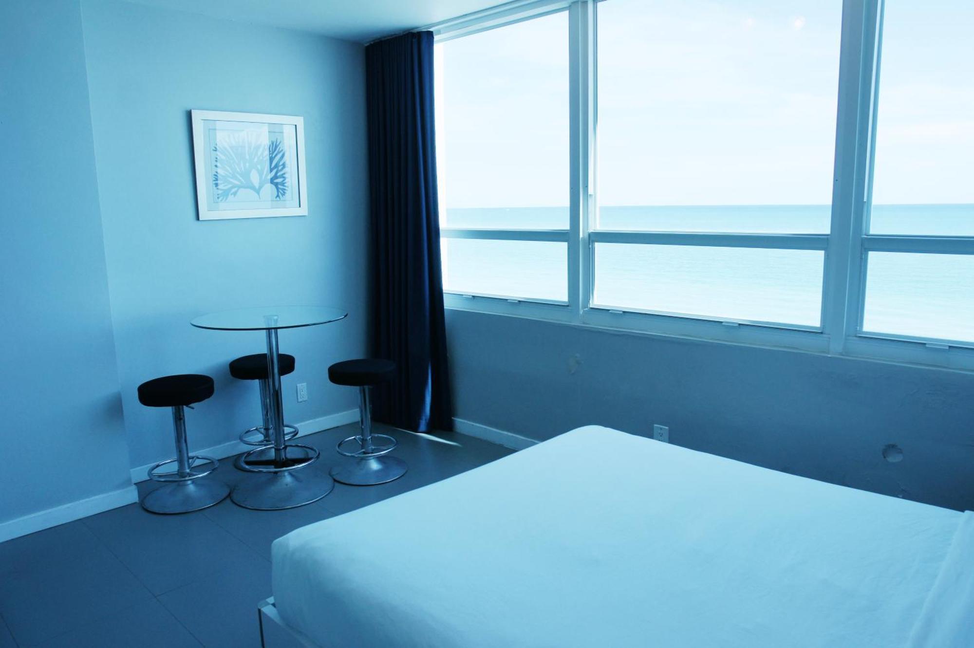 Castle 835 Oceanview Studio On Beach With Pool, Gym, Bars, And Free Parking 迈阿密海滩 外观 照片