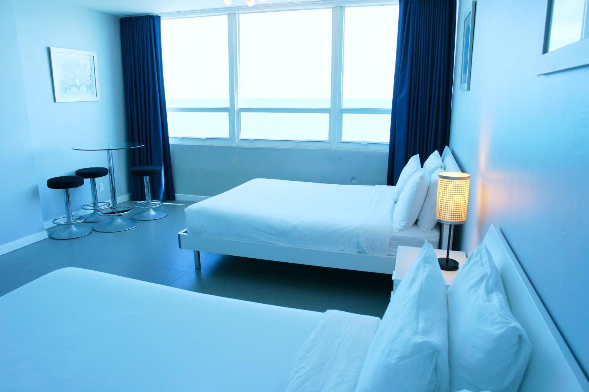 Castle 835 Oceanview Studio On Beach With Pool, Gym, Bars, And Free Parking 迈阿密海滩 外观 照片