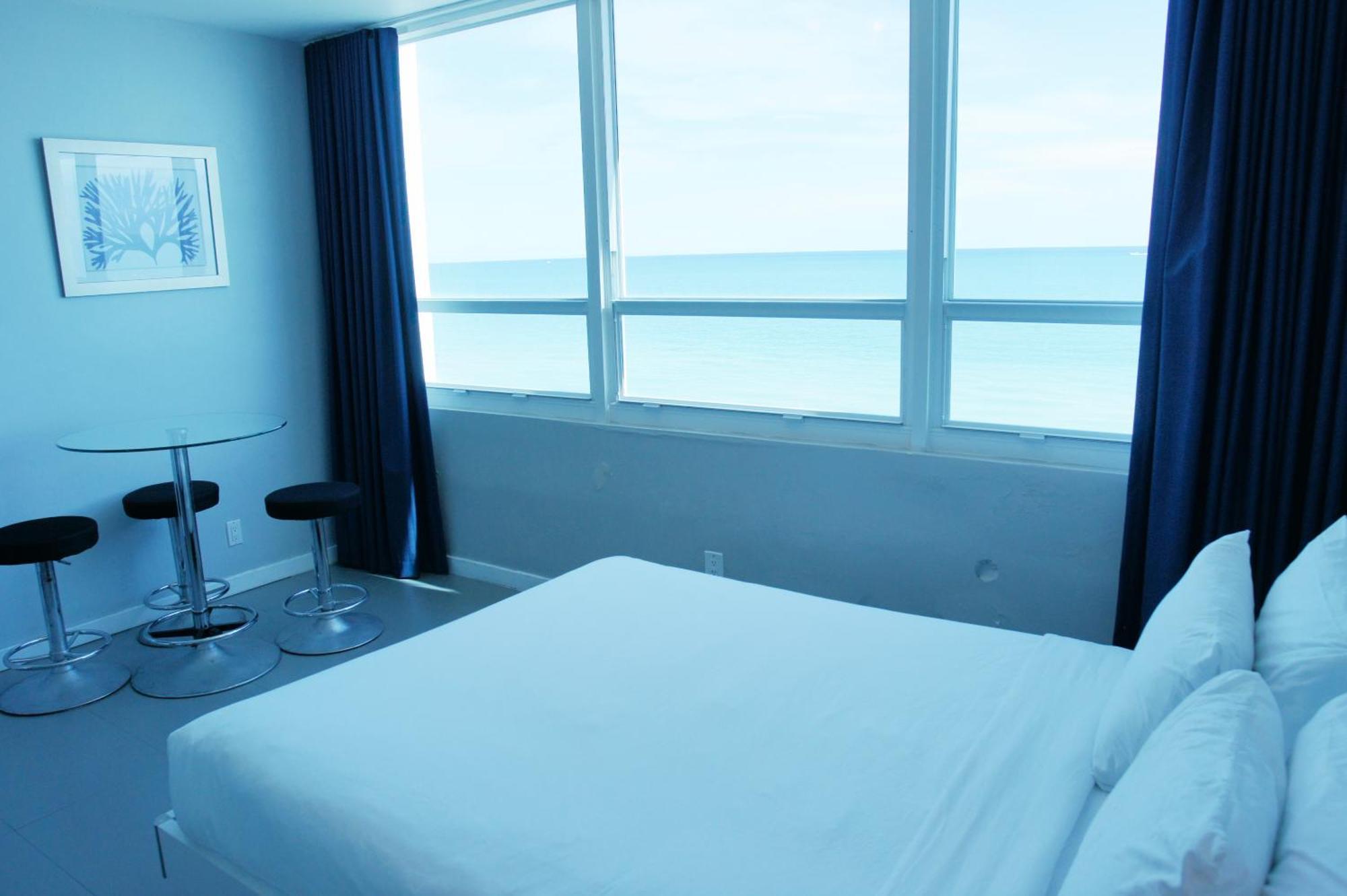 Castle 835 Oceanview Studio On Beach With Pool, Gym, Bars, And Free Parking 迈阿密海滩 外观 照片