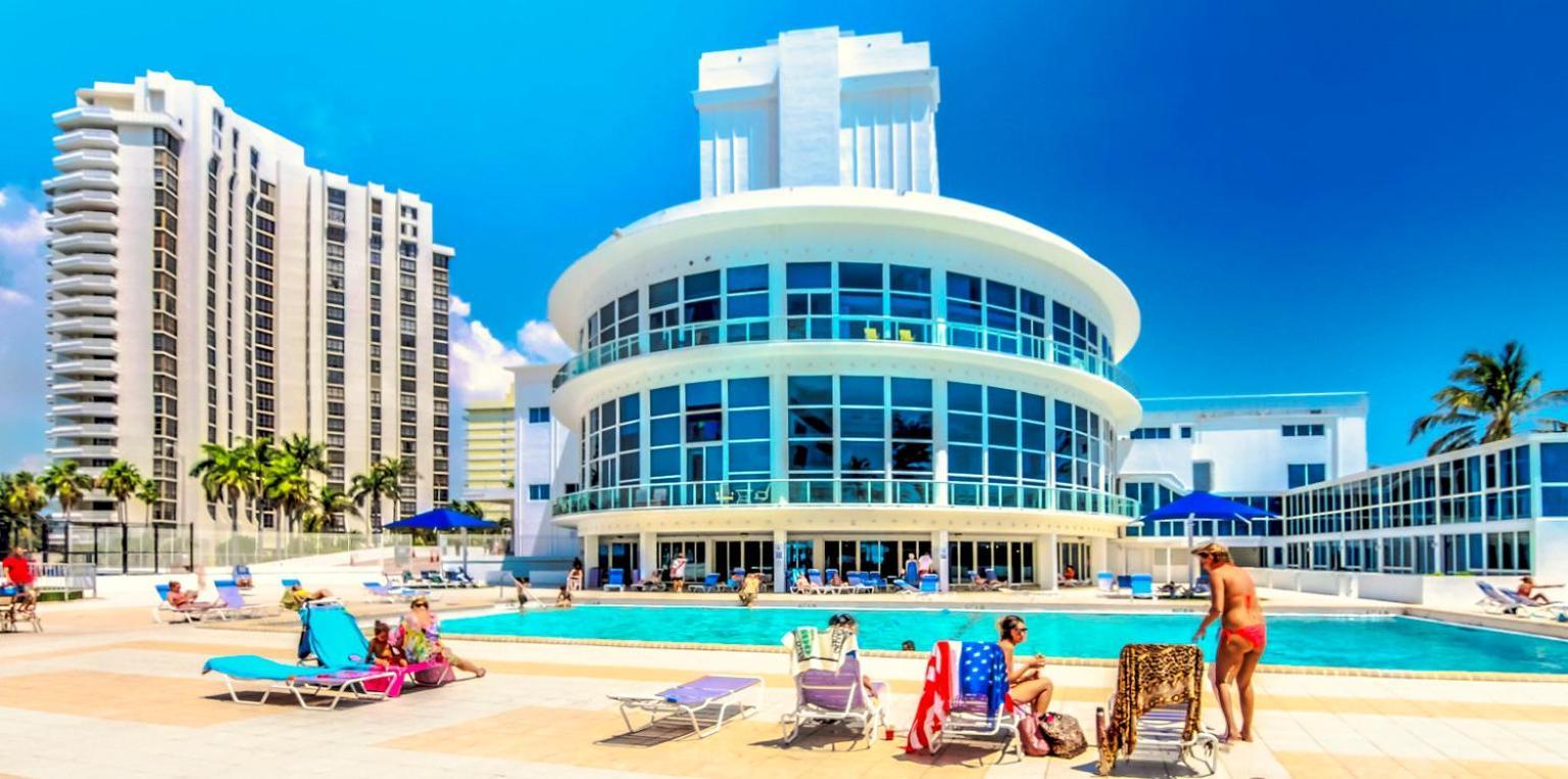 Castle 835 Oceanview Studio On Beach With Pool, Gym, Bars, And Free Parking 迈阿密海滩 外观 照片